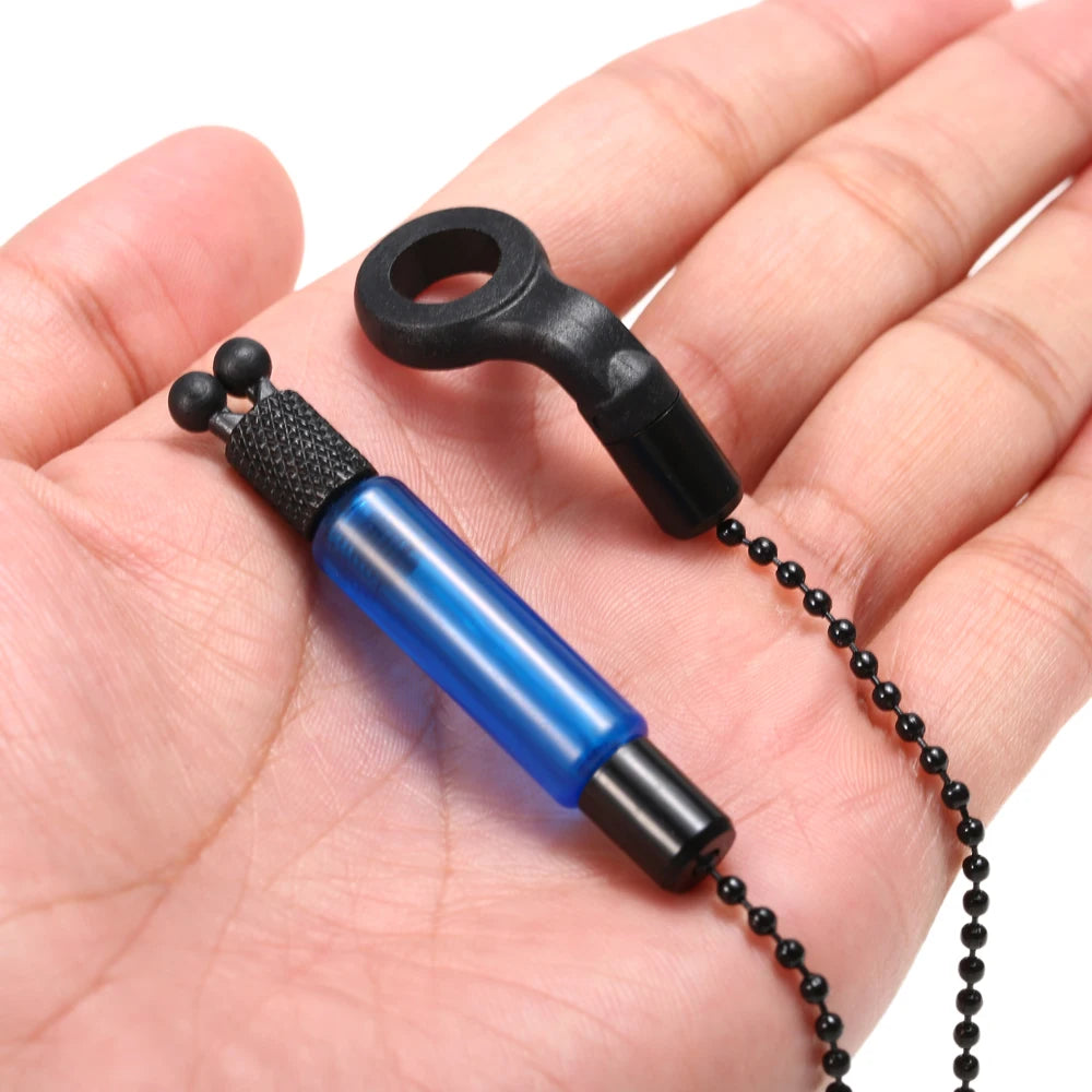 Lixada Fishing Bite Alarms Chain Waterproof Blue Fishing Rod Alert Tone Volume Sensitivity Sound Carp Fishing Tackle with Box