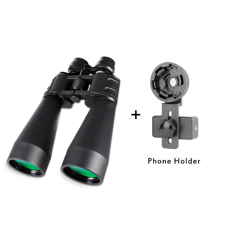 Zoom 10-380X100 Professional Telescope HD Powerful BAK4 Binoculars Low Light Waterproof Long-distance Binoculars For Hunting ﻿