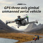 AE60 professional dron 7.2-inch touch screen RC 12KM drone with 8K dual cameras three-axis gimbal 5G GPS avoiding Quadcopter