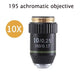 Biological Microscopes Lens 4X 10X 20X 40X 60X 100X(oil) 195 Achromatic Objective Lens Parts