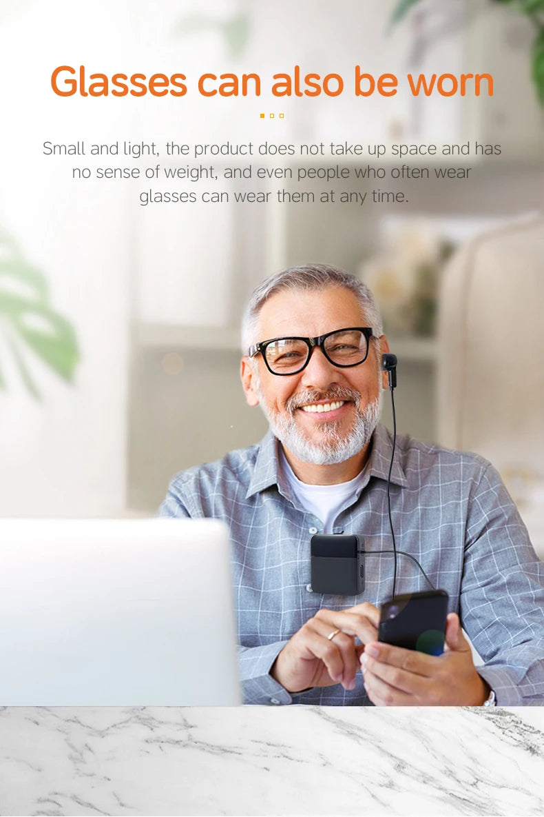 digital earphones wireless home elderly hearing aid headset loud universal rechargeable hearing amplifier bluetooth earphone