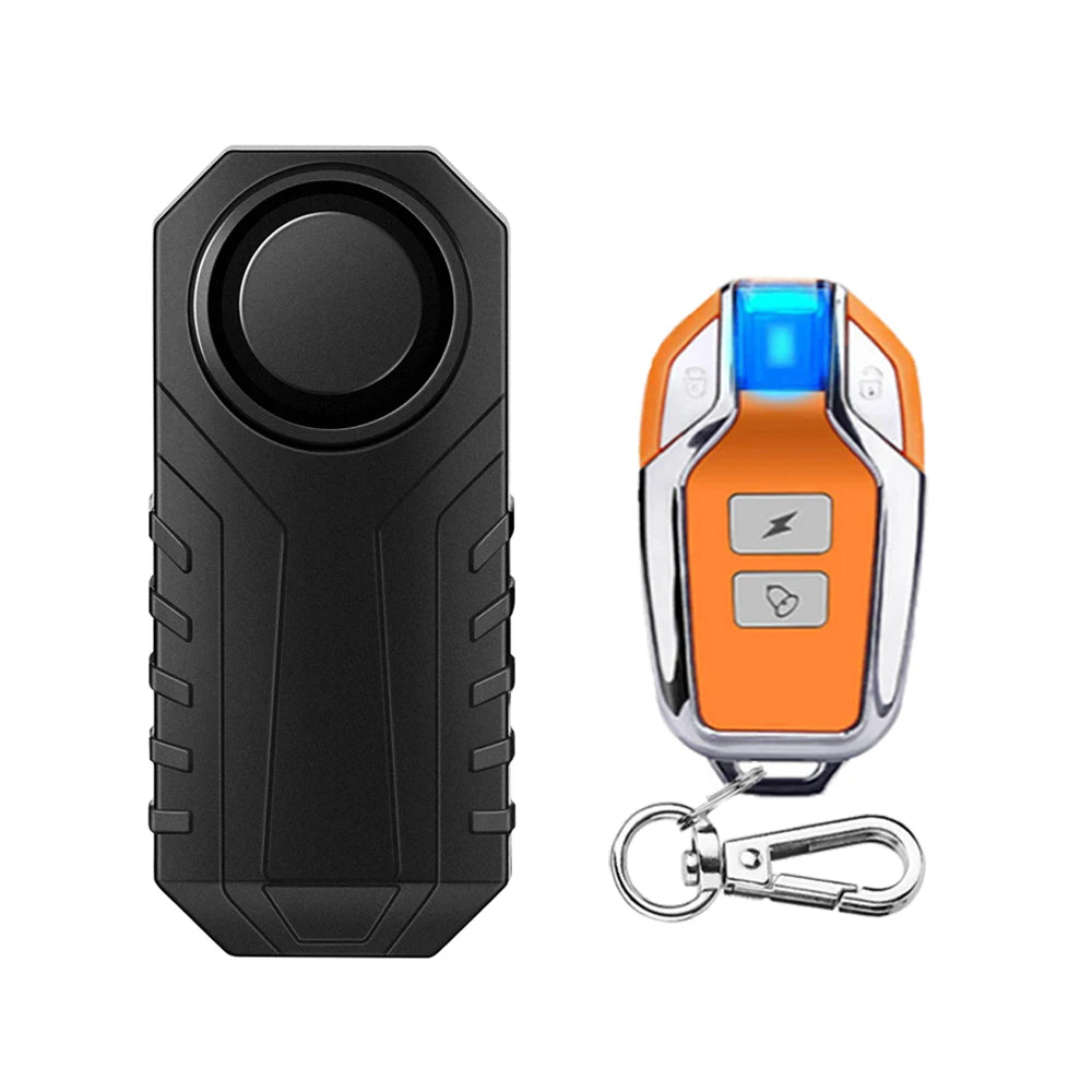 Gadpow Motorcycle Bike Wireless Remote Control Alarm Vibration Sensor 113dB Loud Waterproof Security Alarm