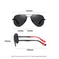 0 -0.5 -0.75 To -6 Night Vision Lens Oval Prescription Sunglasses Men Polarized Metal Driving Anti-Glare Nearsighted Sun Glasses