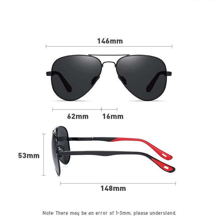 0 -0.5 -0.75 To -6 Night Vision Lens Oval Prescription Sunglasses Men Polarized Metal Driving Anti-Glare Nearsighted Sun Glasses