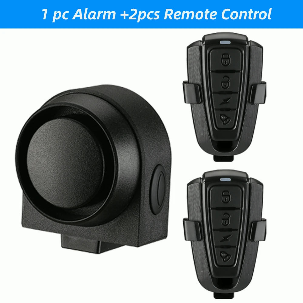 Bicycle Motorcycle Alarm Sensitive Vibration Sensor Anti-theft Alarm Wireless USB Charging Security Protection