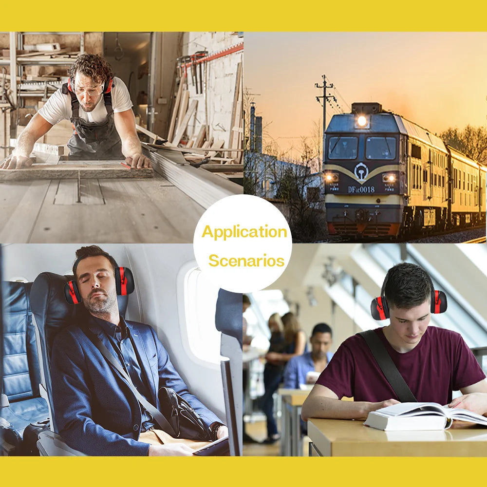 Adjustable Ear Defenders  Earmuffs Hearing Protection Ear Defenders Noise Reduction For Work Study Shooting Woodwork Sport