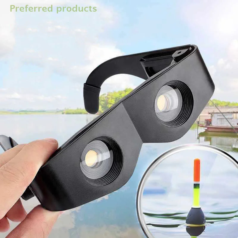High Definition Fishing Binoculars Telescope, Wearable Hands-Free Glasses, Adjustable Focus Lens