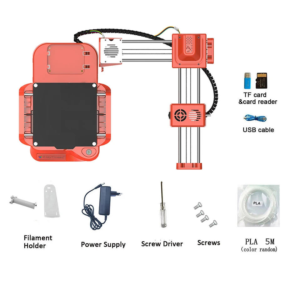 Easythreed 3D Printer K9 Easy To Use One-click Print Mainboard With Magnetic Platform Desktop Mini Printer K7 For Beginner
