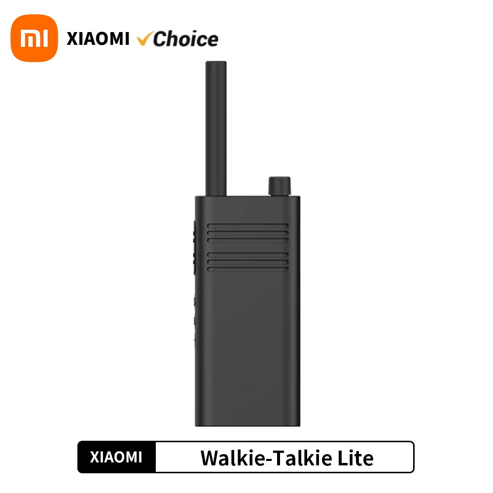 Xiaomi Mijia Walkie Talkie Lite Smart Civil 5 Km Intercom Outdoor Handheld Mini Radio Talkie Walkie Smart Work With Mi home app