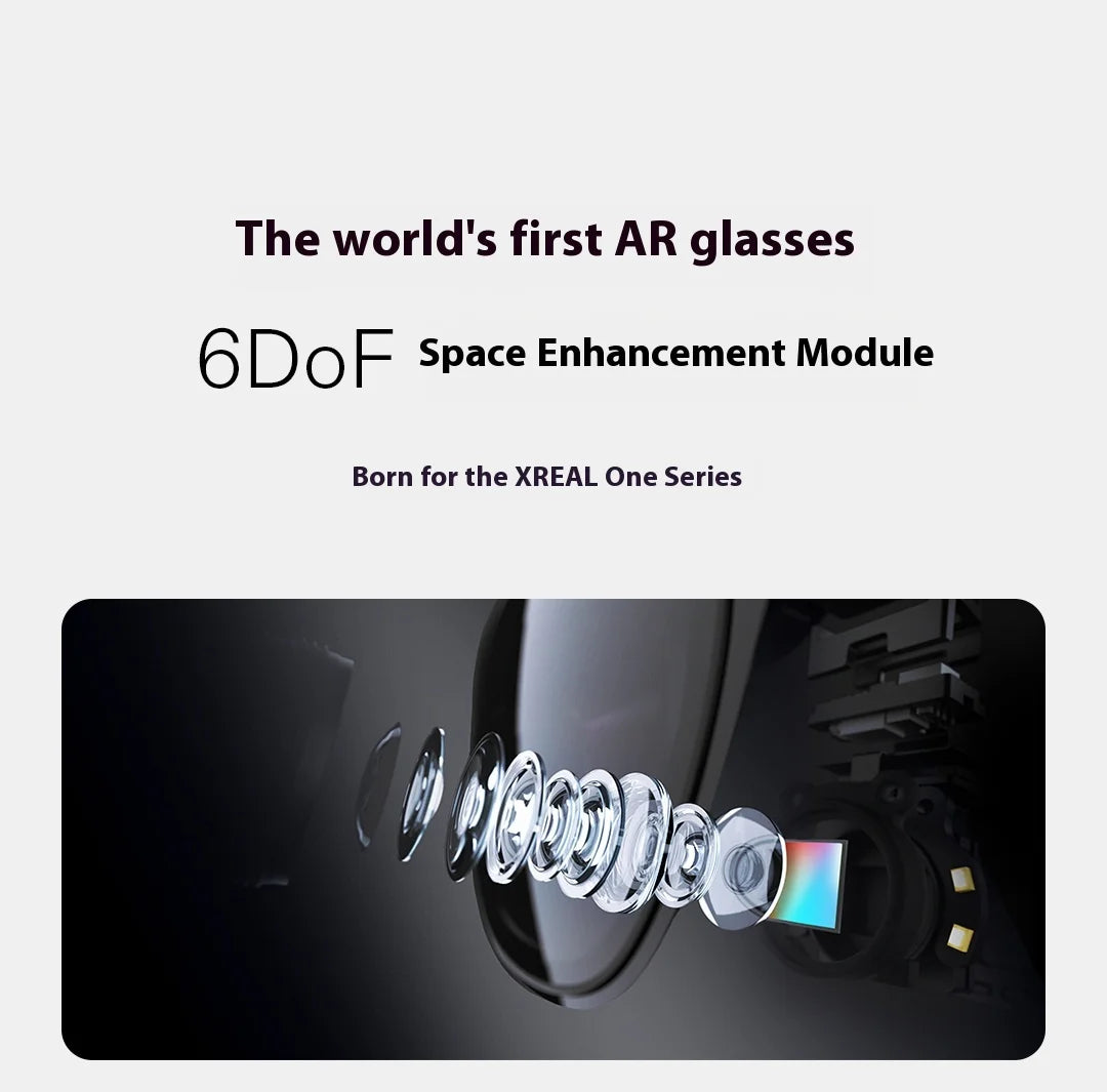 XREAL Eye 6DoF suspension mode virtual and real fusion screen recording first-person perspective shooting custom accessories