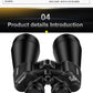 BORWOLF Large Objective lens 20-60X70 Binoculars FMC Optical High Power Hunting Birdwatching Telescope Fo rMoon Watching