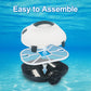Full Automatic Robotic Pool Cleaner 80㎡ Working Area Self-Parking Pool Vacuum Cleaner Robot Portable Cordless Pool Cleaner
