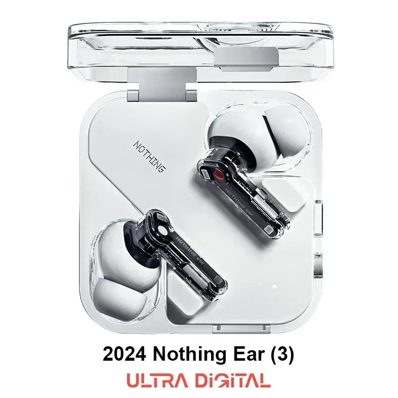 New Arrival! Nothing Ear (3) Earphones 45dB ANC Hi-Res Audio with LDAC&LHDC 11mm Ceramic Driver Support 8-Band EQ Global Version