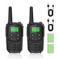 2PCS Mini Walkie Talkie Portable Two-Way Radio UHF Transceiver Set Walkie-talkies Radio Walkie Talkies for Children and Adults