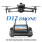 ZLL D12 Drone With 8K HD Camera Screen Remote GPS 360° Obstacle Avoidance 5G Wifi FPV Brushless Motor RC Dron Load capacity 500g