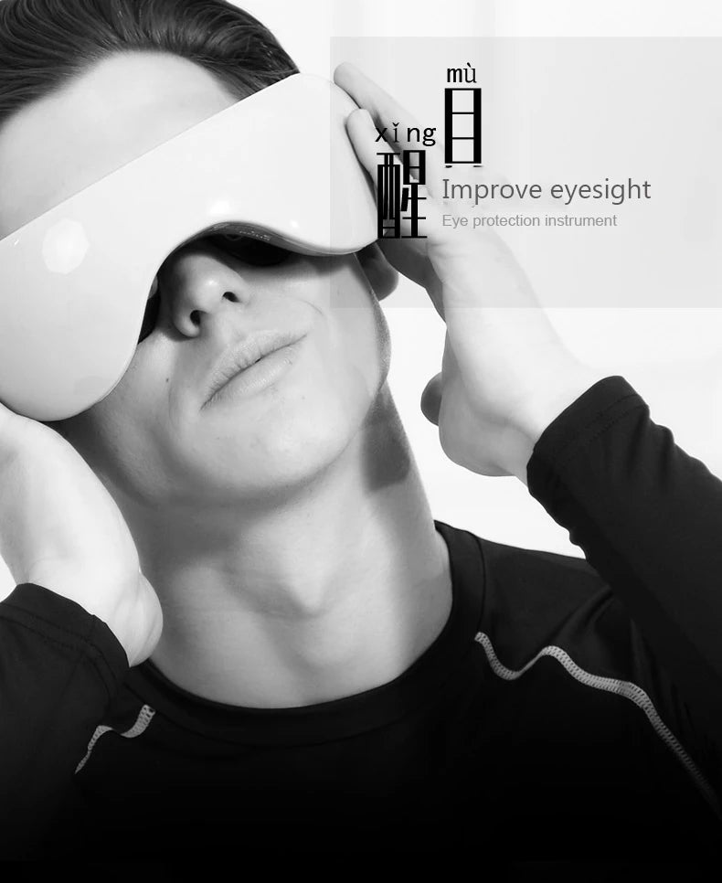 Optics 3D Eye Massager Restore Myopia Glasses EMS Acupressure Eye Care Head Massage Three months to restore 120 degree Vision