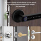 Smart Life App Wifi Remote Control Smart Fingerprint Password Rfid Ic Card Lock Dead Bolt For Indoor Home Wooden Metal Door