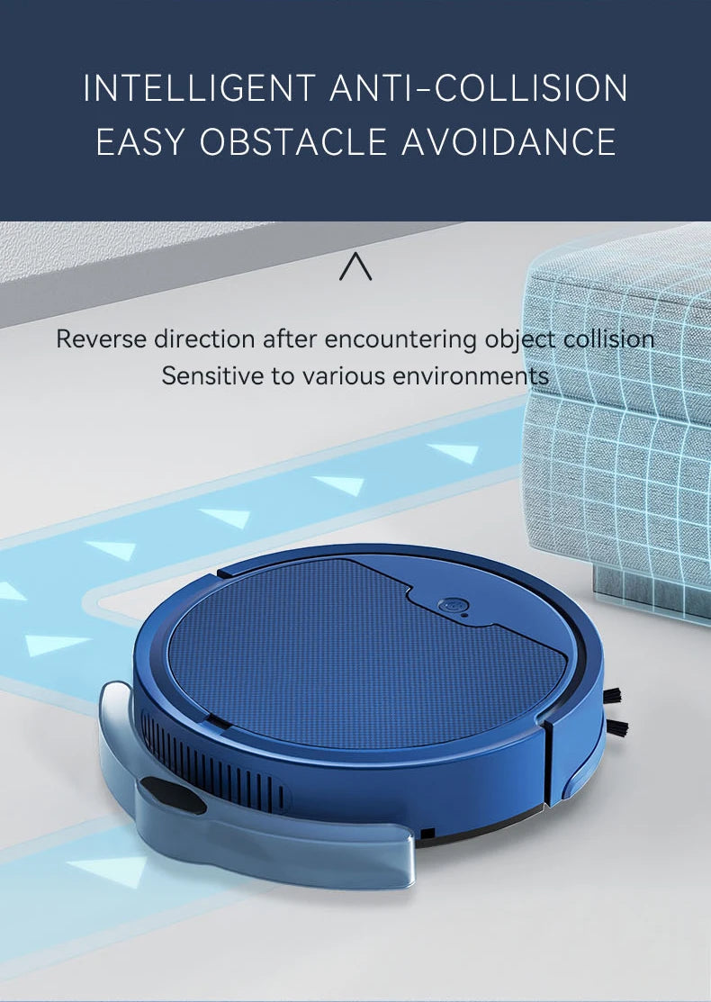 2024 New Automatic Sweeping Robot Vacuum Cleaner APP Control Water Tank Sweep And Wet Mopping Vacuum Clean Intelligent Robot