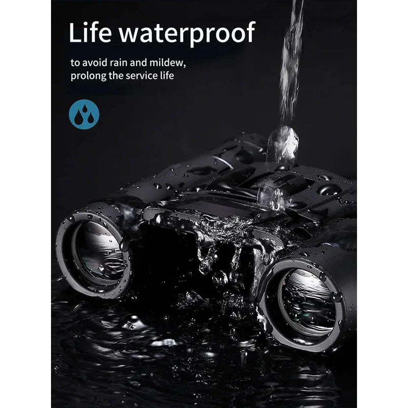 900X25 Binoculars High Magnification Low Light Night Vision Compact Portable Outdoor Telescope