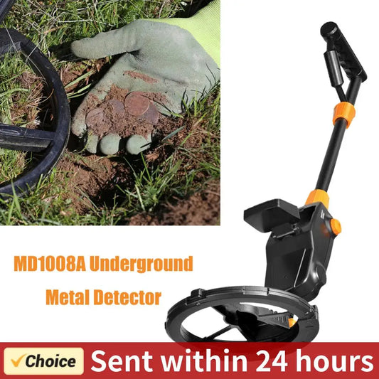 Underground Metal Detector Adjustable Gold Silver Jewelry Treasure W/ LCD Display Waterproof Search Metal Seeker Tool MD1008A