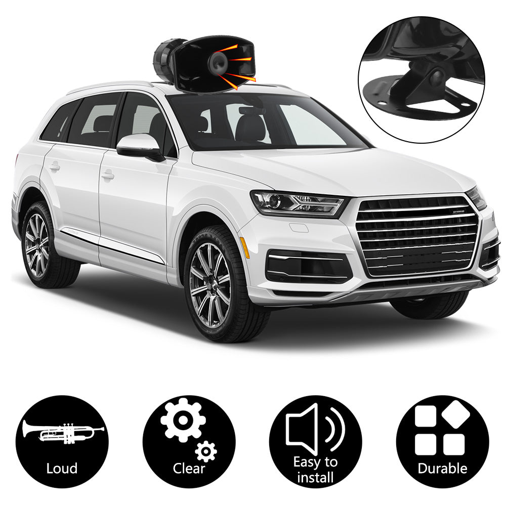 Speakers Loud Car Horn Car Warning Alarm 12V 20W Police Siren Air Horn Megaphone Tone 7-Sound